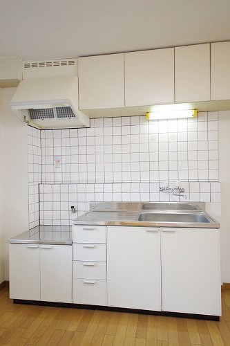 キッチン　ガスコンロ設置可