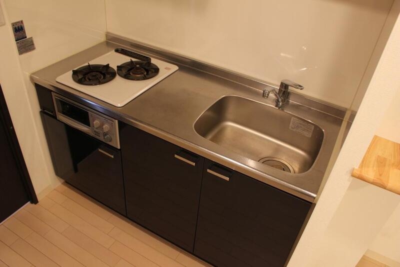 キッチン　お洒落なキッチン２口コンロついてます