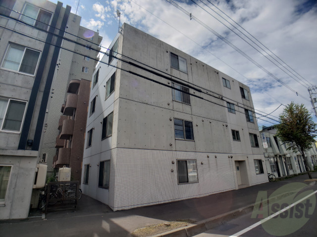 建物外観　札幌市北区北２１条西「ルクル２１」