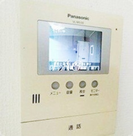 セキュリティ　モニター付きインターホンです。