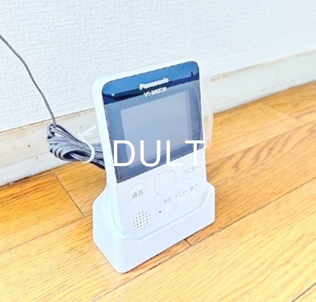 セキュリティ　モニター付きインターホンです。