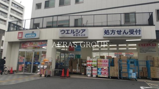 ドラックストア　ウエルシア新宿牛込店（ドラッグストア）まで384m