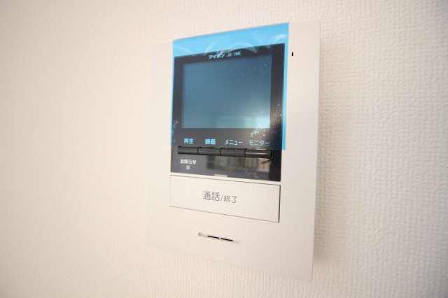 セキュリティ　突然の訪問にも安心！モニター付きインターフォン（退去前の為、