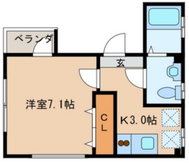 Haginaka壱番館の間取り写真