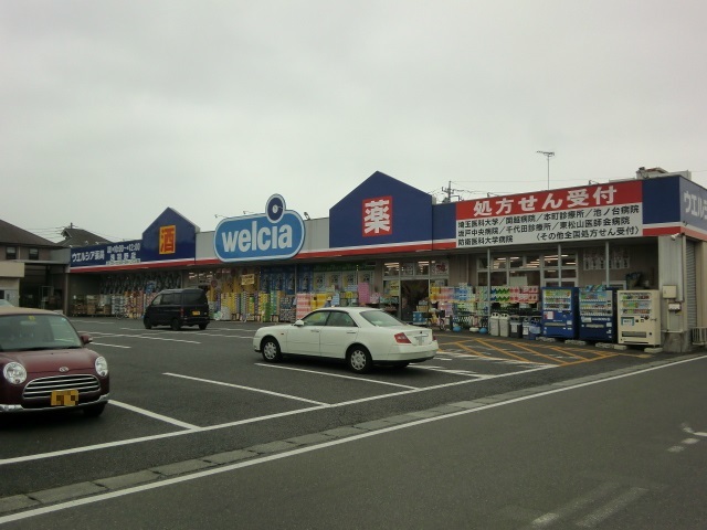 ドラックストア　ウエルシア薬局坂戸浅羽野店（ドラッグストア）まで495m