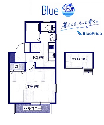 小田急江ノ島線 湘南台駅 徒歩10分 2階建 築23年の間取り写真