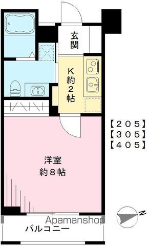 クラヴィーア仙川の間取り写真