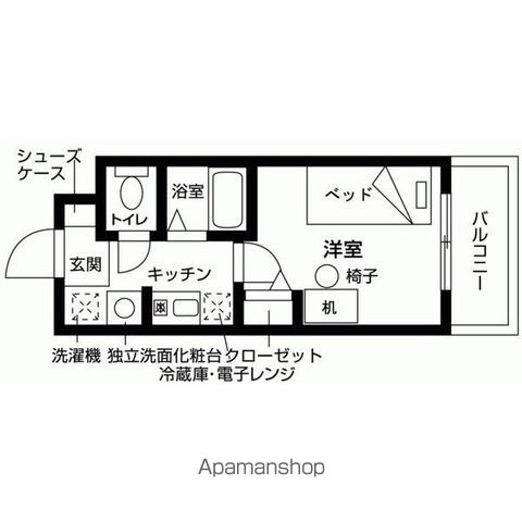 いとLabレジデンスA棟の間取り写真