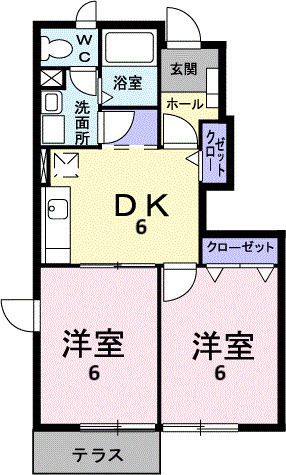 ガイアヒル2002の間取り写真