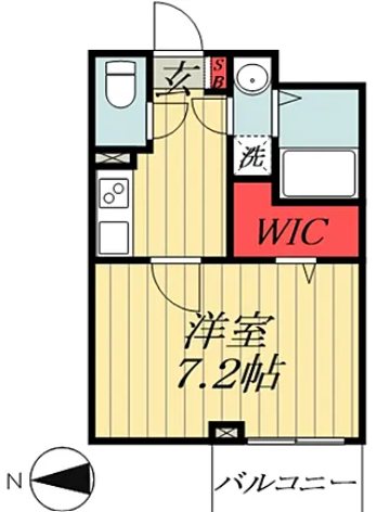 京成本線 大神宮下駅 徒歩2分 4階建 築5年の間取り写真