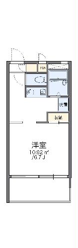 【レオパレス北野の間取り】