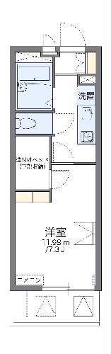 【レオパレスカップラスの間取り】