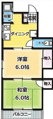 アイレス鈴蘭台IIの間取り