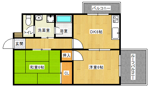 メゾン松園の間取り