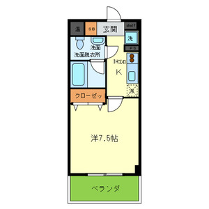 八尾市植松町のマンションの間取り