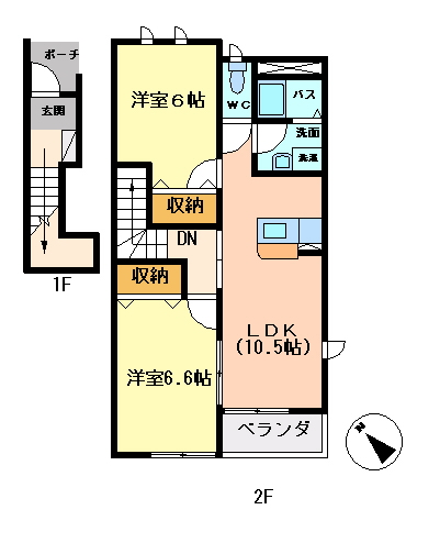 サンパレスの間取り