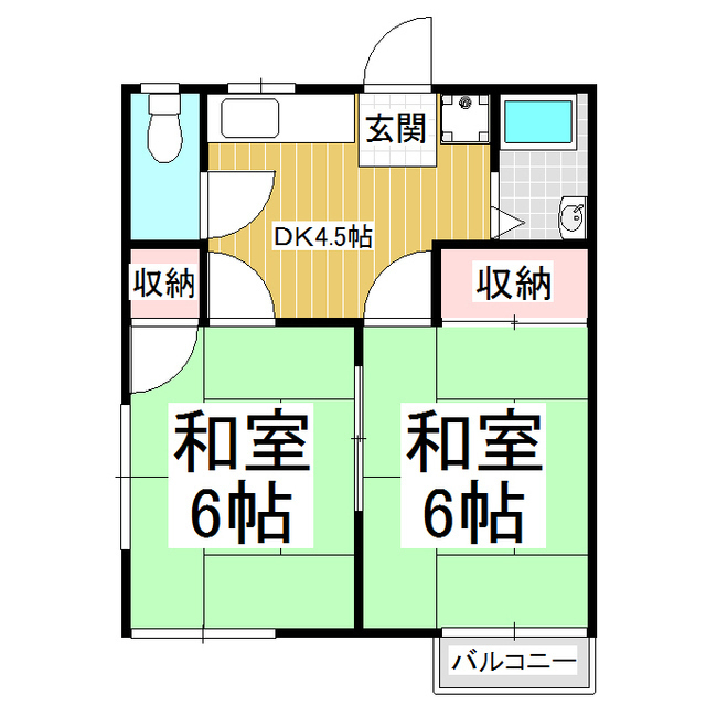 フォーブル牧の間取り