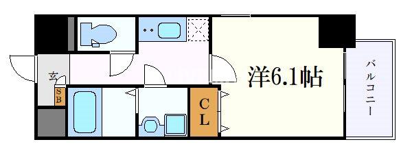 名古屋市北区田幡のマンションの間取り