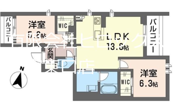 レジェロの間取り