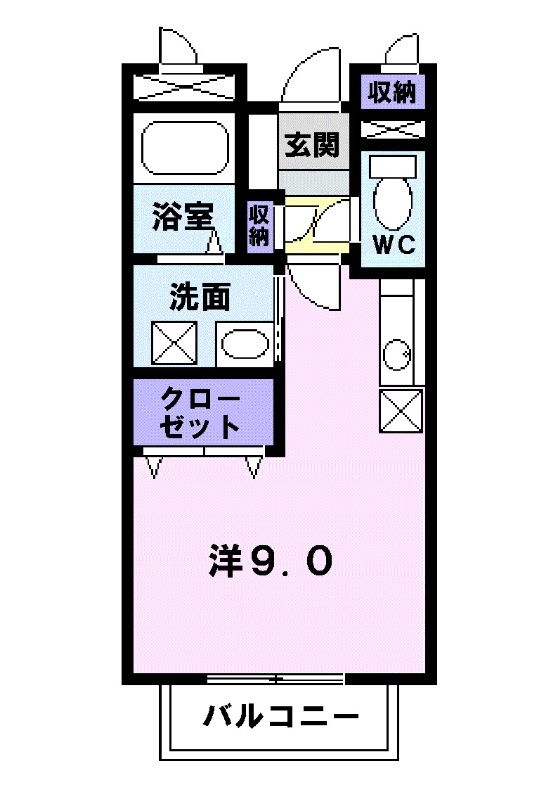 エイトワンＢの間取り