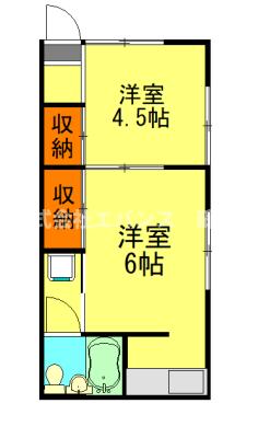 仁戸名町アパートの間取り