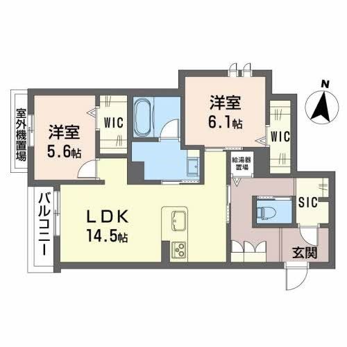 ファミーユ金沢八日市の間取り