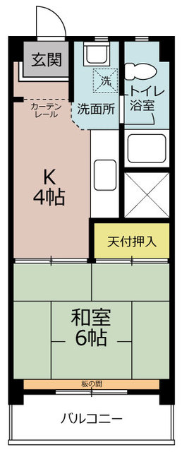 九番団地3号棟の間取り