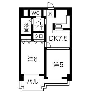 【ニッセイ・ディーセント小笹の間取り】