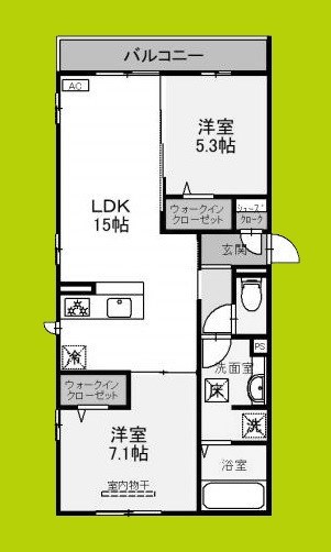 D-room北花田の間取り