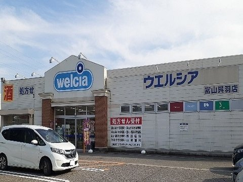 【富山市追分茶屋のアパートのドラックストア】