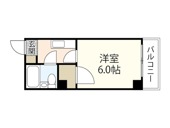 【広島市中区舟入中町のマンションの間取り】