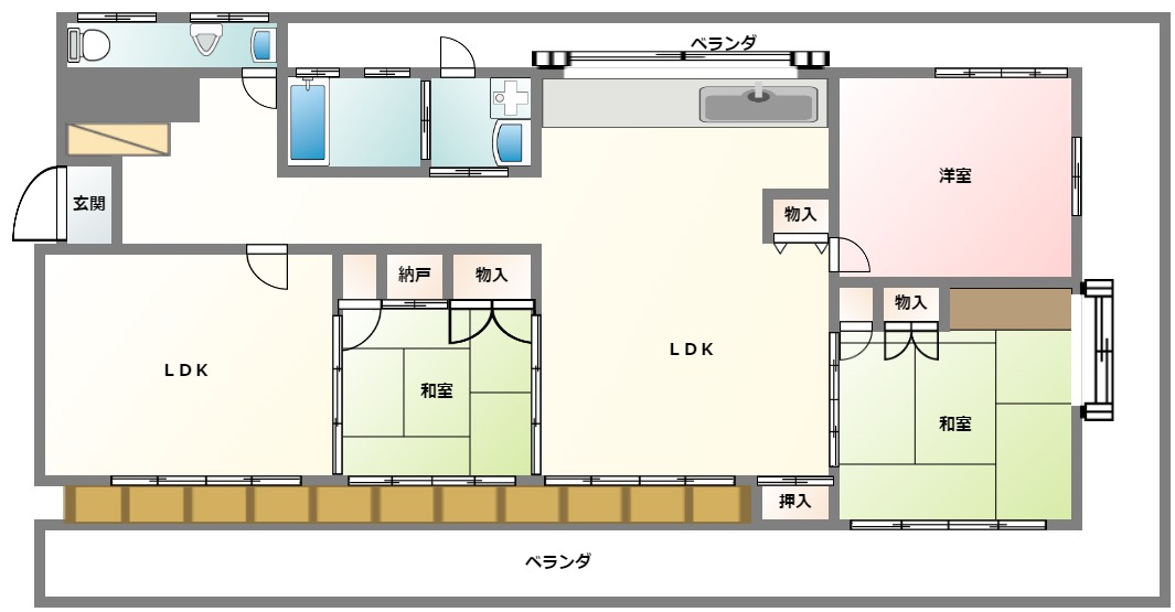 ＲＯＹＡＬHｏｕｓｅ　３ＬＤＫの間取り