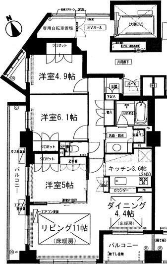 ラマーサ八事山I(La Marsa八事山I)の間取り