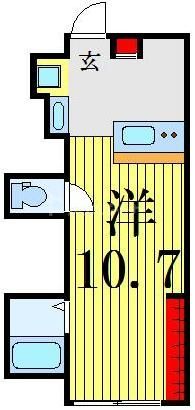 葛飾区堀切のアパートの間取り