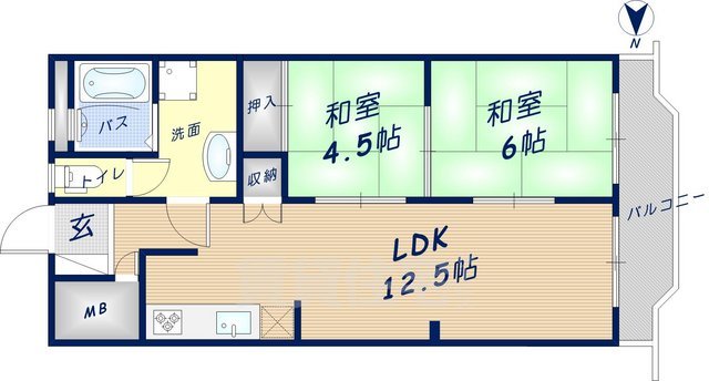 プラチナム石切の間取り