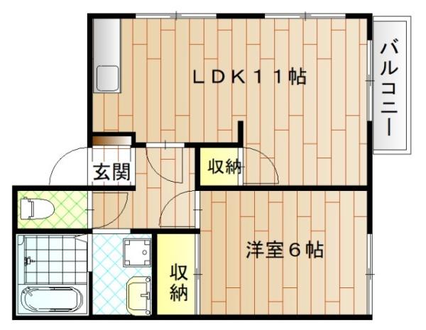 オストハイム　2Fの間取り