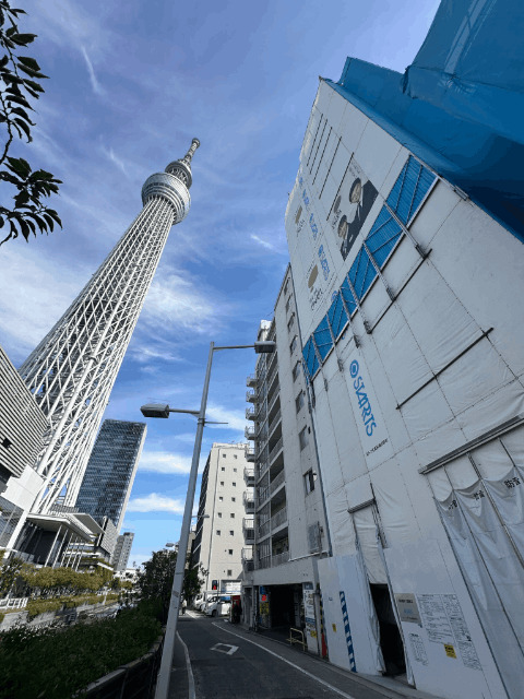 【墨田区業平のマンションの建物外観】