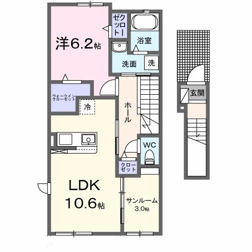 ロータスパークＣの間取り