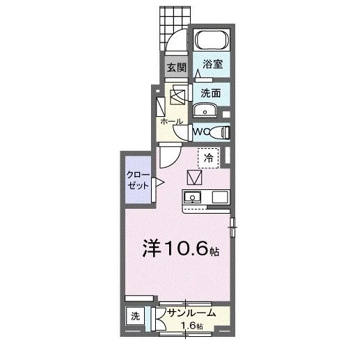 ベル　クロッシュの間取り