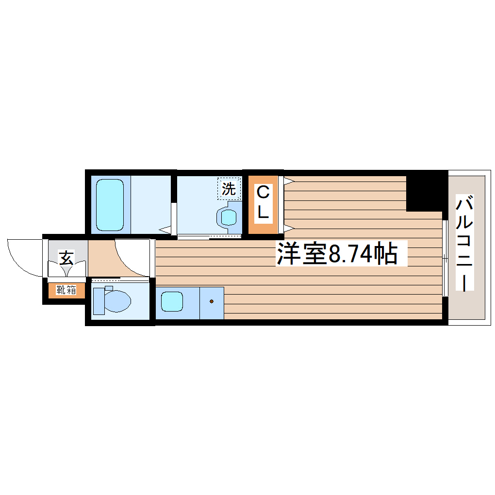 LUNA仙台東口の間取り