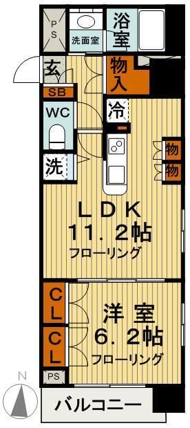 文京区湯島のマンションの間取り