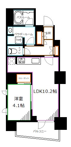 イストワール阿佐ヶ谷の間取り