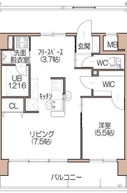 コンフィアンサの間取り