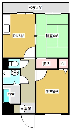 ラ・カーサFKの間取り