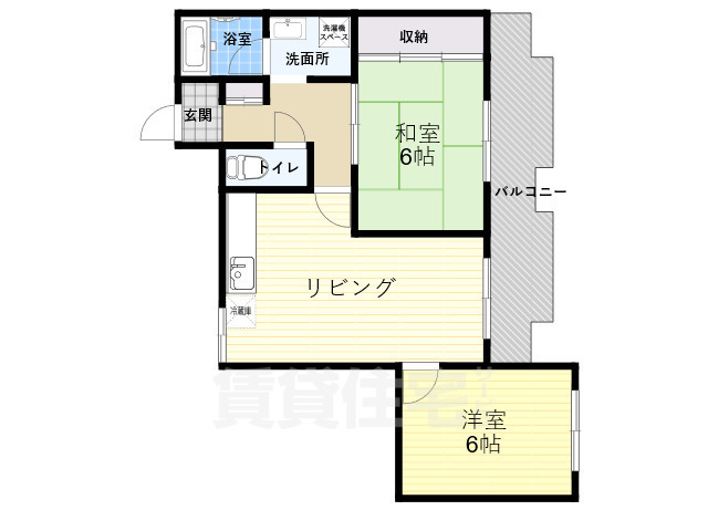 ベルフォーレ永楽荘の間取り