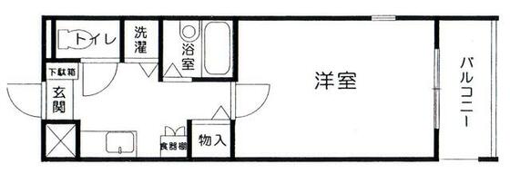 ハイメゾン緑が丘中の間取り