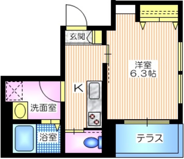 Ｂａｔａｖｉａの間取り