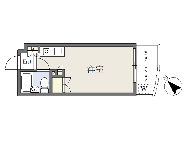 アルバ川名の間取り