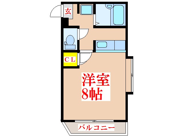 コンフォール上本町の間取り