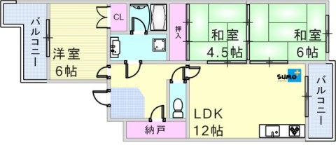 リバーグリーン藤村の間取り